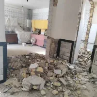 خرابکاری تخریب کاری چاه کنی مغانی تخریب ساختمان