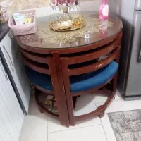 میز ناهار خوری کم جا چهار نفره حراج فوری میز