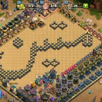 اکانت  آف کلنز th17 و  رویال cap10000