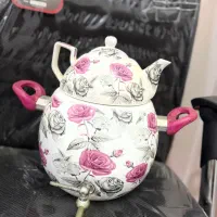 قوری و کتری در حد نو بسیار تمیز