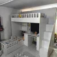 تخت خواب دو طبقه جا دار