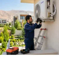 نصب اسپیلت شارژ گاز 100/تضمینی