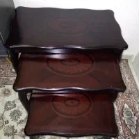 ۳ عدد میز عسلی چوبی