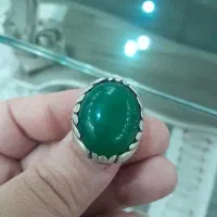 انگشتر نقره عقیق آبدار