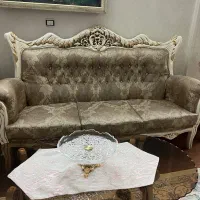 سرویس مبل و تخت خواب چوب راش|مبلمان خانگی و میز عسلی|قدس, شهر‌قدس|دیوار