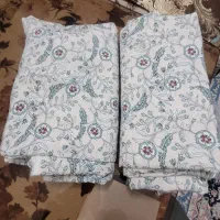 یک چادر دوخته شده نو واماده با پارچه اضافه