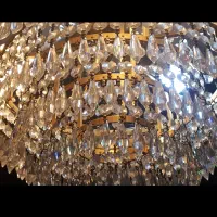 یک جفت لوستر ( کریستال اصل ایتالیا)|لوستر و چراغ آویز|تهران, شهرک آزادی|دیوار