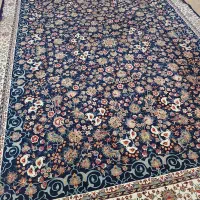 فرش امیرزاده ۳تخته ۱۲متری ۷۰۰شانه افشان سرمه ای|فرش|مشهد, شاهد (شهرک غرب)|دیوار