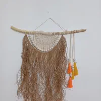 اویز .شلف مکرومه|صنایع دستی و سایر لوازم تزئینی|عطاملک, |دیوار