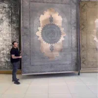 فرش مدل معجزه ۱۲۰۰شانه رنگ اُستخونی