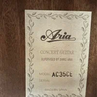 گیتار اسپانیایی aria ac35ce|گیتار، بیس، امپلیفایر|کرج, فاز ۴ مهرشهر|دیوار
