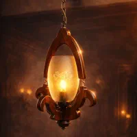 انواع لوستر چوبی