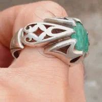 انگشتر کلکسیونی زمرد اصل پنجشیر زغال دار|جواهرات|ورامین, ورامین|دیوار