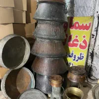 فروش ظروف مسی اصل قدیم|کلکسیون اشیاء عتیقه|ساری, |دیوار