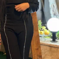 ست شومیز و شلوار مجلسی مشکی