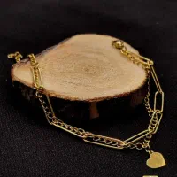 دستبند دو لاین استیل