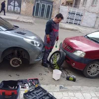 پنچرگیری سیارمیکانیکی برق،باطری سیار