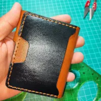 جا کارتی دست دوز با چرم طبیعی|کیف، کفش، کمربند|رفسنجان, |دیوار