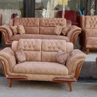 مبل چستر مارشال ۷ نفره مبلمان راحتی پارچه نانو