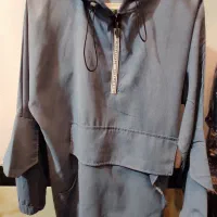 هودی یقه زیپ دار