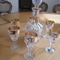 کریستال چک بوهمیا نوی نو طلا کوب