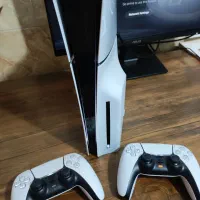 PS5 اسلیم دیسک خور دو دسته|کنسول، بازی ویدئویی و آنلاین|کرمان, |دیوار
