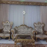 یه دست مبل ۷نفره همراه بامیزعسلی