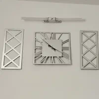 ساعت دیواری سه تیکه آینه ای|ساعت دیواری و تزئینی|قم, پردیسان|دیوار