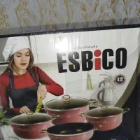 ست قابلمه 7پارچه esbico نو و بدون استفاده