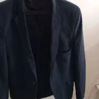 کت تک اسپرت مخمل سرمه‌ای