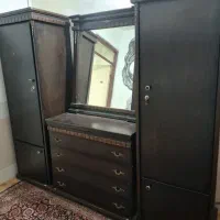 دوتا کمد قدی یخچالی با آیینه و دراور سالم