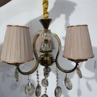 لوستر ۳ شعله لعاب خارجی درجه ۱ ضد زنگ|لوستر و چراغ آویز|کیش, |دیوار