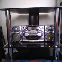 میز تلویزیون شیشه ای