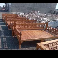 تخت چوبی چایخانه پنج عدد