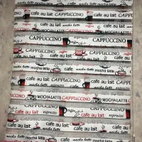 پرده زبرا با طرح کافه