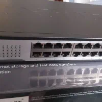 سوییچ ۲۴ پورت D-Link 10/100 با کارتن و کابل پاور|مودم و تجهیزات شبکه|تهران, باغ فیض|دیوار