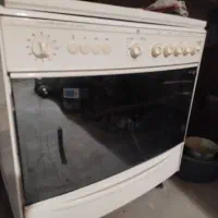 اجاق گاز فر دار سالم وتمیز