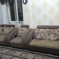 مبل ۷ نفره راحتی|مبلمان خانگی و میز عسلی|بافق, |دیوار