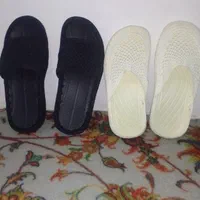 فروش دو عدد دمپایی دست بافت