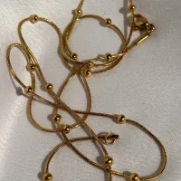 زنجیر توپی طرح طلا