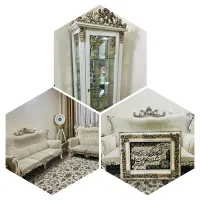 ست مبلمان با تابلو و بوفه