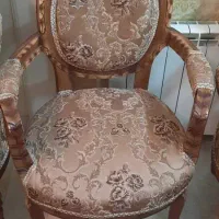 مبل استیل 9نفره چوب گردو