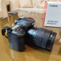 دوربین 90d کانن و لنز 135*18 usm در حد آکبند|دوربین عکاسی و فیلم‌برداری|قدس, شهر‌قدس|دیوار