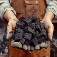 کارگر ساده کوره ی زغال