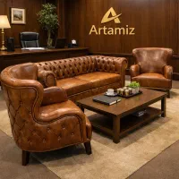 نیم ست چستر سناتور میز اداری