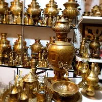 hews سماور گازی برنجی مسی برقی ذغالی زغالی6|سماور، چایساز، قهوهساز|اصفهان, دستگرده|دیوار