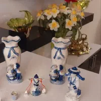 مجسمه شیک چینی قلم آبی