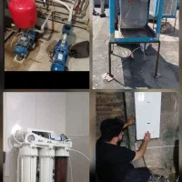 تعمیر نصب تصویه آب پمپ آب پکیج کولرشیرآلات لولهکشی