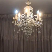 لوستر کریستال ۶ شعله