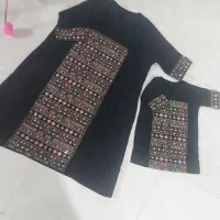 مانتو و پیراهن مجلسی ست مادر دختر